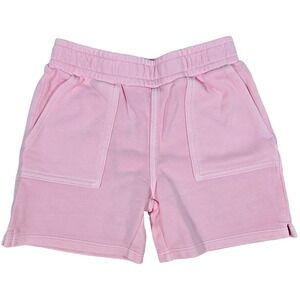 Crewcuts Girls Pink Garment Dyed French Terry Shorts CA062 Size 6 NEW